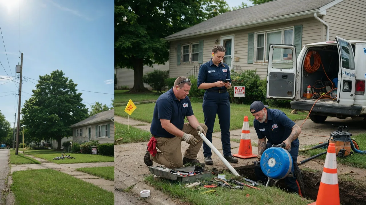 Sewer Line Repair in Leaf River, IL near me